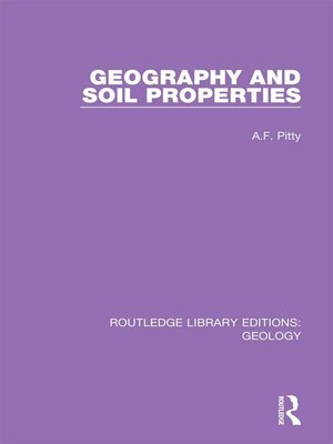 cover image of Geography and Soil Properties